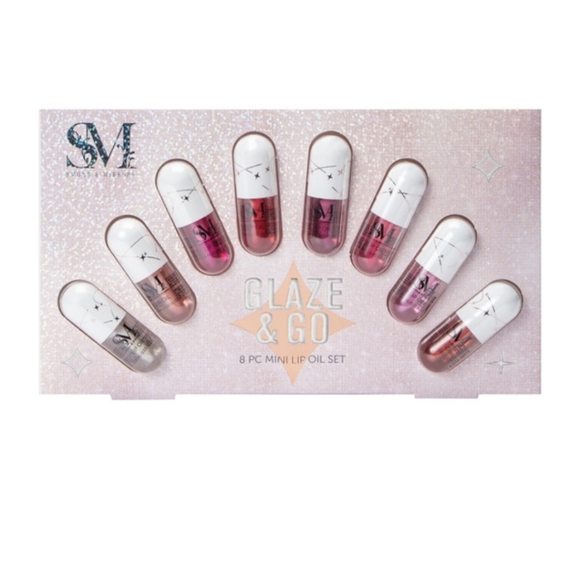 Smoke & Mirrors Other - SM Glaze & Go 8-PC Mini Lip Oil Set | Great Valentine’s or Galentine’s Day Gift